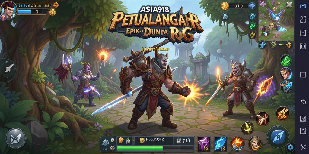 Screenshot utama <strong>ASIA918</strong> menampilkan aksi pertarungan yang seru dan grafis menawan.