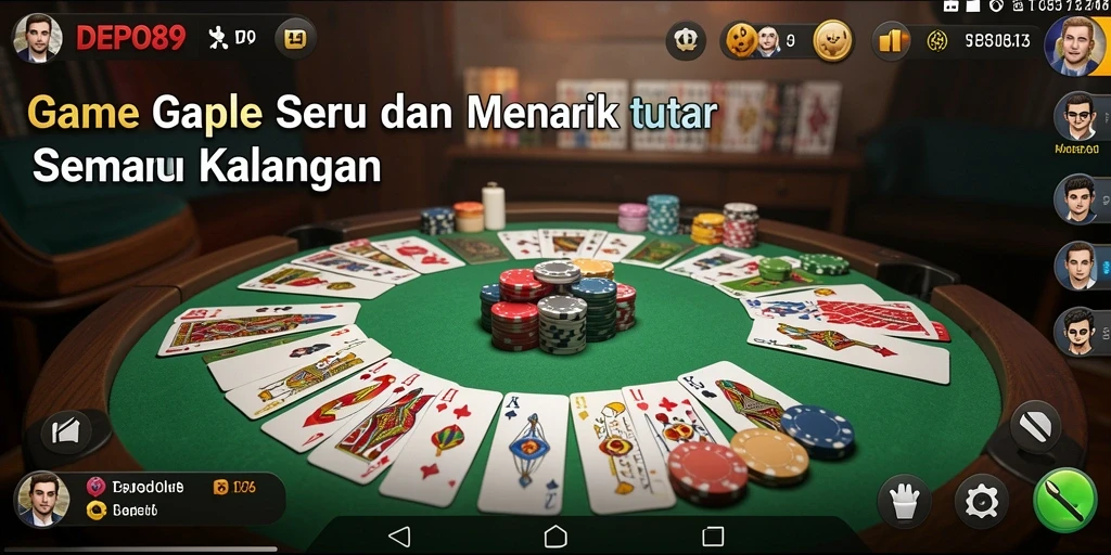 Tampilan gameplay DEPO89 dengan desain menarik dan antarmuka yang mudah dinavigasi.