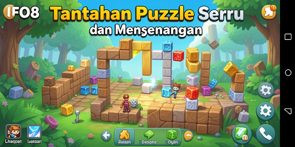Tampilan gameplay menarik dari FO8 yang penuh tantangan Puzzle.