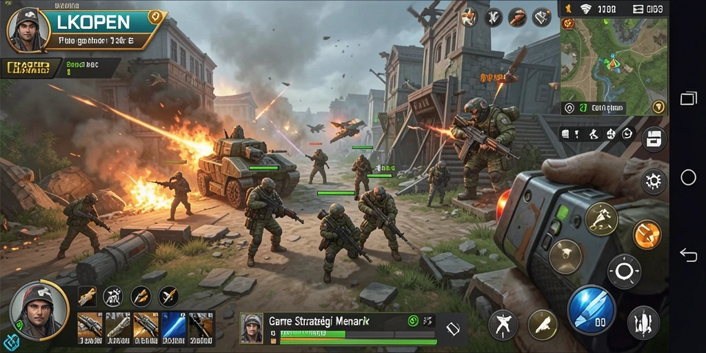 Tampilan menarik dari gameplay LKOPEN yang penuh strategi.