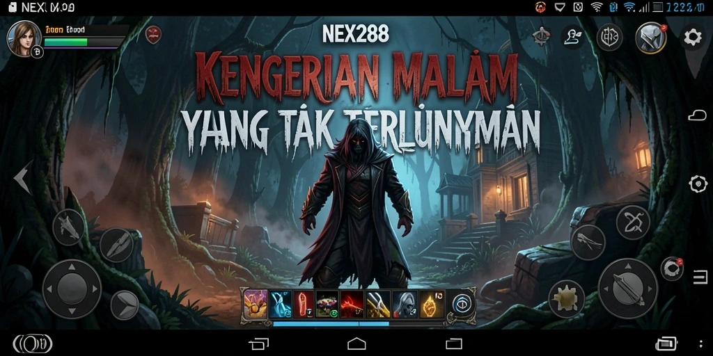 Screenshot menampilkan gameplay mencekam dari NEX288.